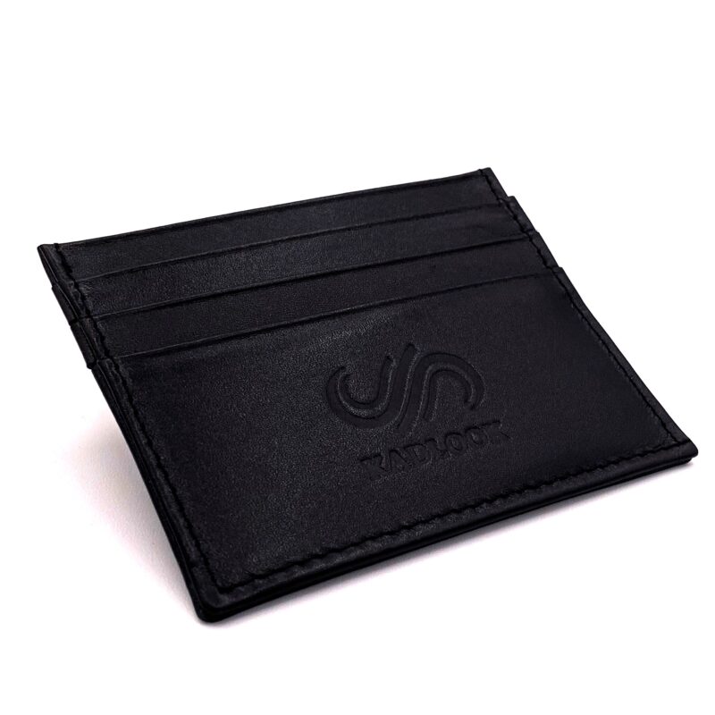Porte-cartes 100% Véritable Noir